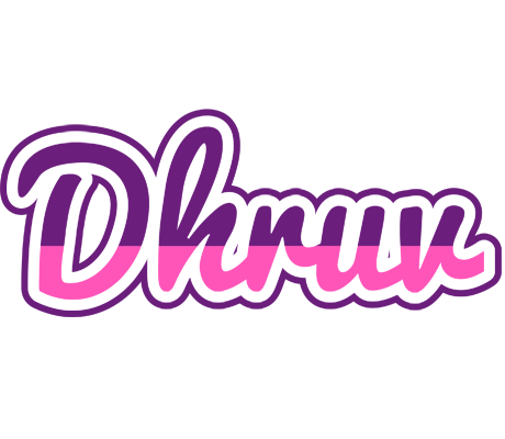 Dhruv cheerful logo