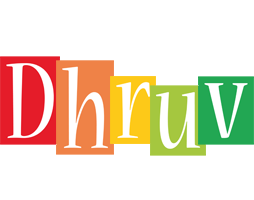 Dhruv Logo Name Logo Generator Smoothie Summer Birthday Kiddo Colors Style