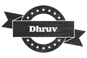 Dhruv grunge logo