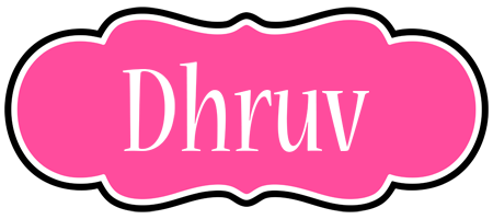 Dhruv invitation logo