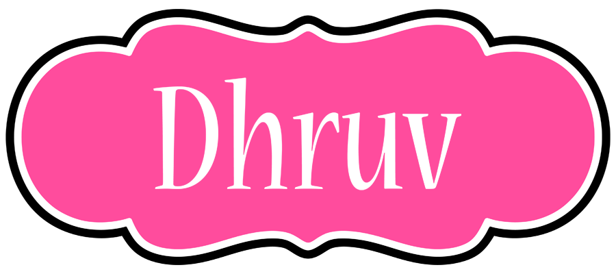 Dhruv invitation logo