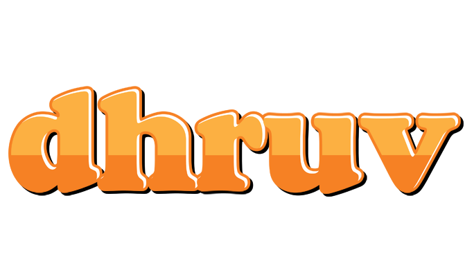 Dhruv orange logo
