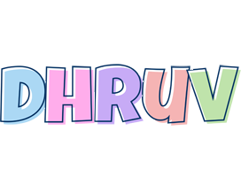 Dhruv pastel logo