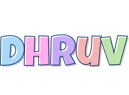 Dhruv pastel logo