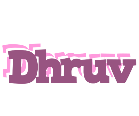 Dhruv relaxing logo