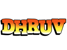 Dhruv sunset logo