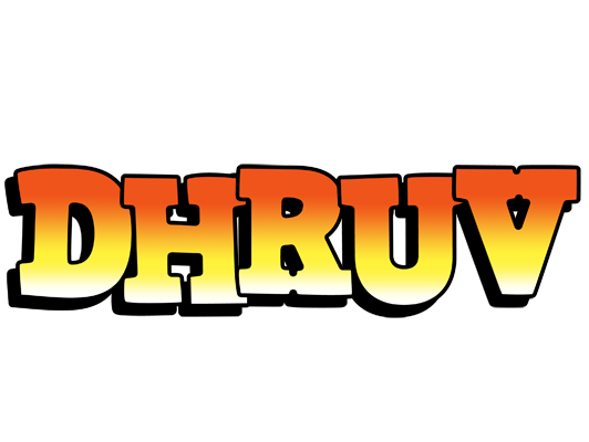 Dhruv sunset logo