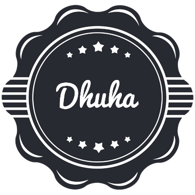 Dhuha badge logo