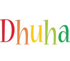 Dhuha birthday logo