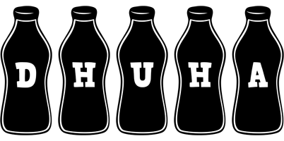 Dhuha bottle logo