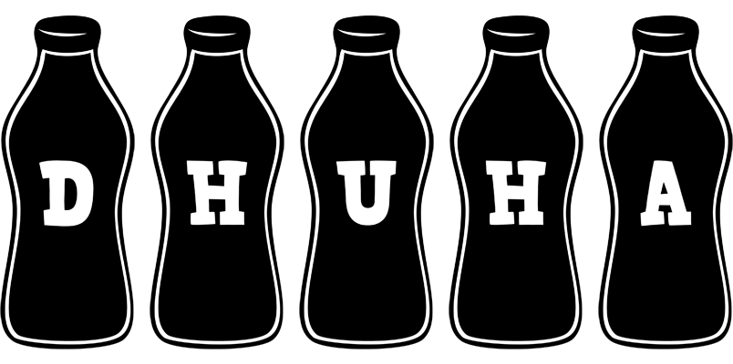 Dhuha bottle logo