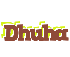 Dhuha caffeebar logo