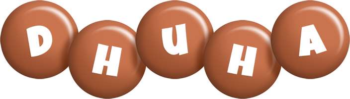 Dhuha candy-brown logo