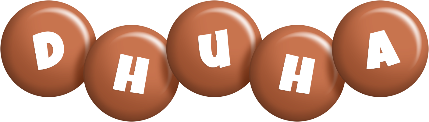 Dhuha candy-brown logo
