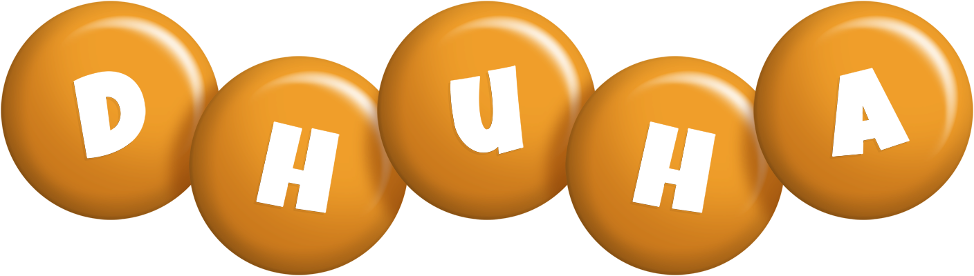 Dhuha candy-orange logo