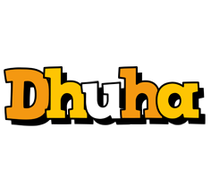 Dhuha cartoon logo