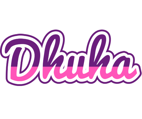 Dhuha cheerful logo