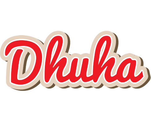Dhuha chocolate logo