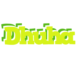 Dhuha citrus logo