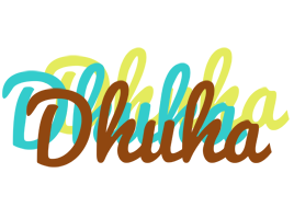 Dhuha cupcake logo