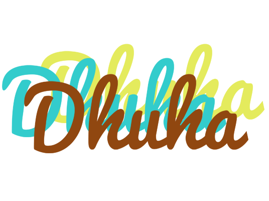 Dhuha cupcake logo