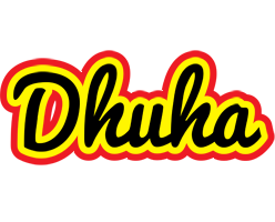 Dhuha flaming logo