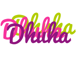 Dhuha flowers logo