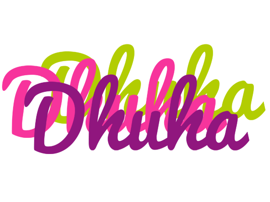 Dhuha flowers logo