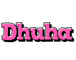 Dhuha girlish logo