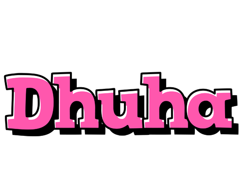 Dhuha girlish logo