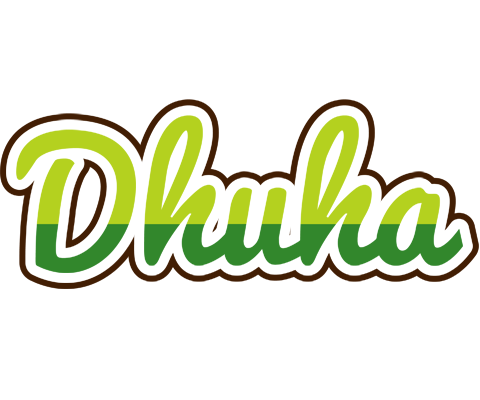 Dhuha golfing logo