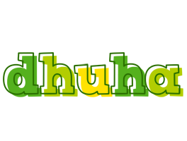 Dhuha juice logo