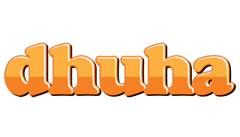 Dhuha orange logo