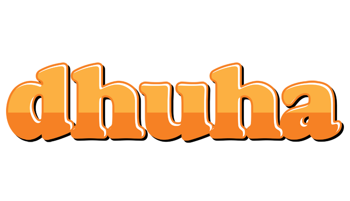 Dhuha orange logo