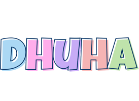 Dhuha pastel logo