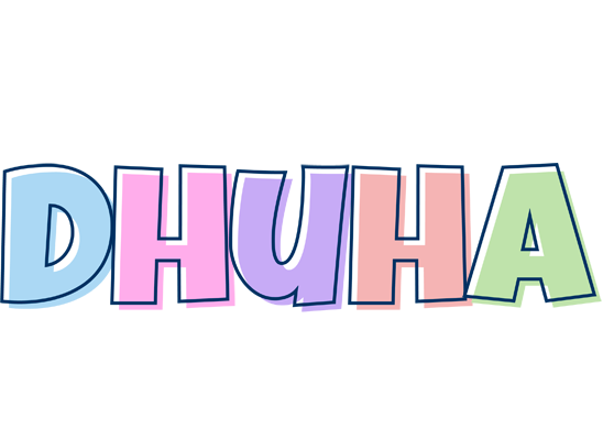 Dhuha pastel logo