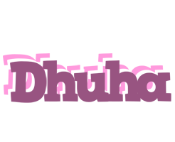 Dhuha relaxing logo