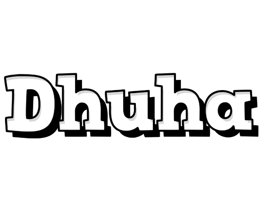 Dhuha snowing logo