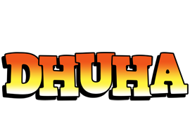 Dhuha sunset logo