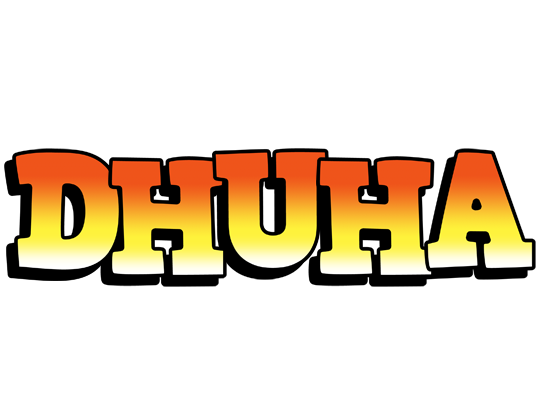 Dhuha sunset logo