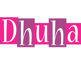 Dhuha whine logo