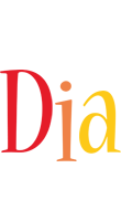 Dia birthday logo