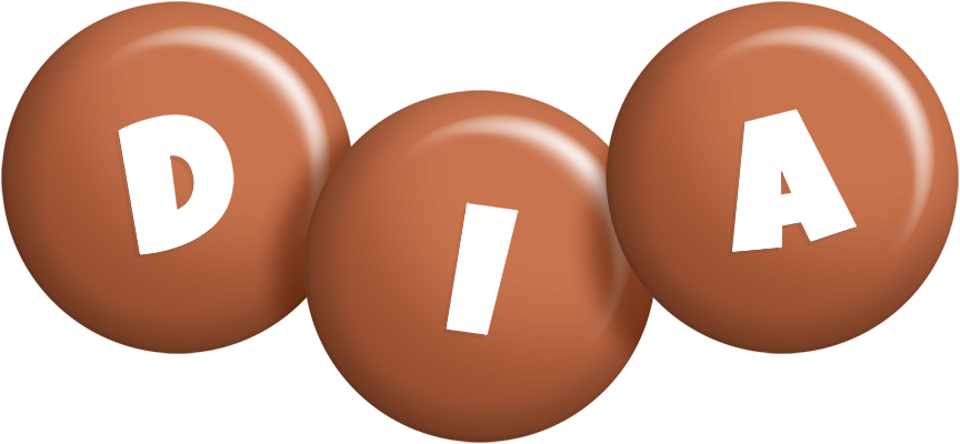 Dia candy-brown logo