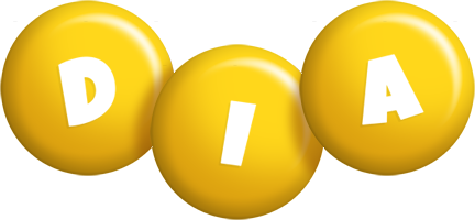 Dia candy-yellow logo