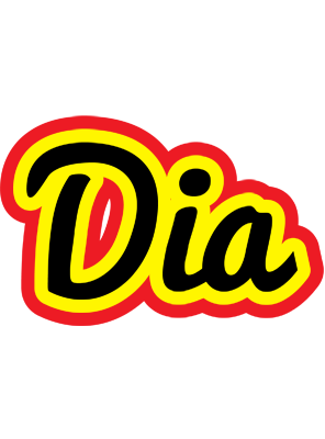 Dia flaming logo