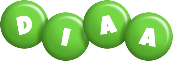 Diaa candy-green logo