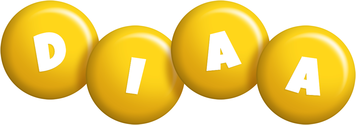 Diaa candy-yellow logo