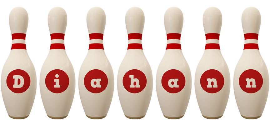 Diahann bowling-pin logo