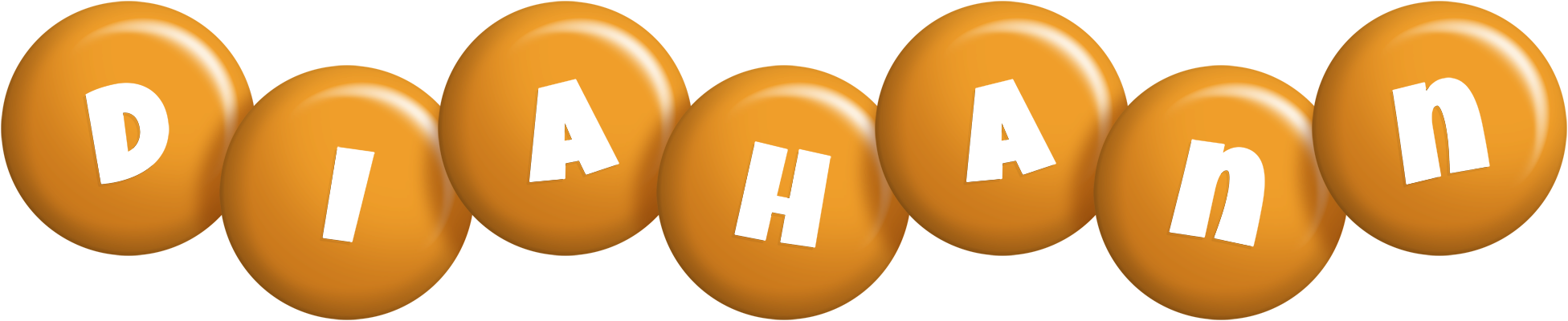 Diahann candy-orange logo