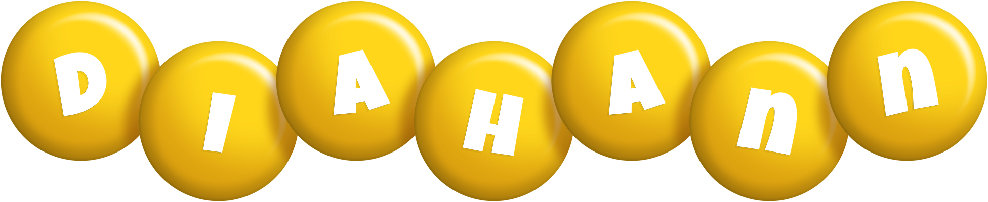 Diahann candy-yellow logo